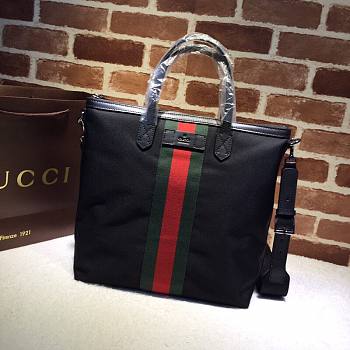 GUCCI TECHNO FABRIC TOTE BAGS 368559 SIZE 32 CM