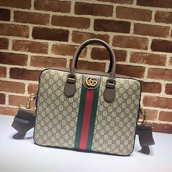 GUCCI OPHIDIA GG BRIEFCASE 574793 SIZE 36.5 CM