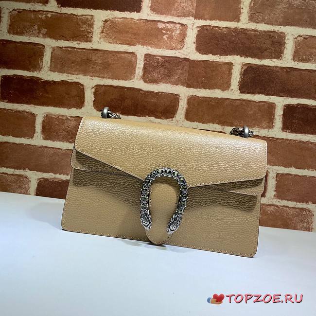 GUCCI DIONYSUS SMALL SHOULDER BAG BEIEE 400249 SIZE 28 CM - 1
