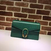 GUCCI DIONYSUS SMALL SHOULDER BAG GREEN 400249 SIZE 28 CM - 1