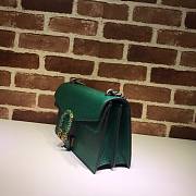 GUCCI DIONYSUS SMALL SHOULDER BAG GREEN 400249 SIZE 28 CM - 2