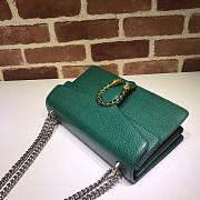 GUCCI DIONYSUS SMALL SHOULDER BAG GREEN 400249 SIZE 28 CM - 5