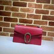 GUCCI DIONYSUS SMALL SHOULDER BAG RED 400249 SIZE 28 CM - 1