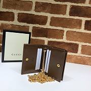 GUCCI 1955 HORSEBIT SMALL WALLET WITH CHAIN 623180 SIZE 11 CM - 5
