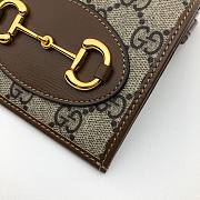GUCCI 1955 HORSEBIT SMALL WALLET WITH CHAIN 623180 SIZE 11 CM - 3