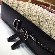 GUCCI GG SUPREME BRIEFCASE BLACK 387102 SIZE 37 CM - 3