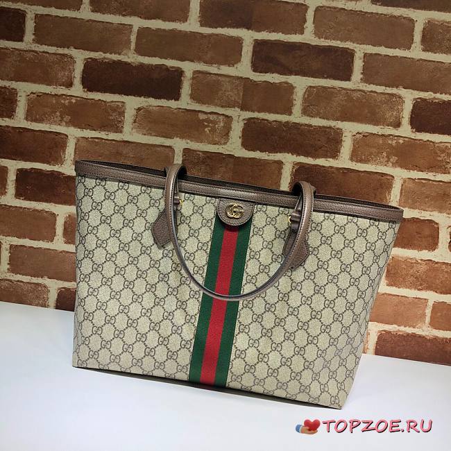 GUCCI OPHIDIA GG MEDIUM TOTE 631685 SIZE 38 CM - 1