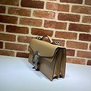 GUCCI DIONYSUS BEIGE LEATHER TOP HANDLE BAG 621512 SIZE 28 CM - 4