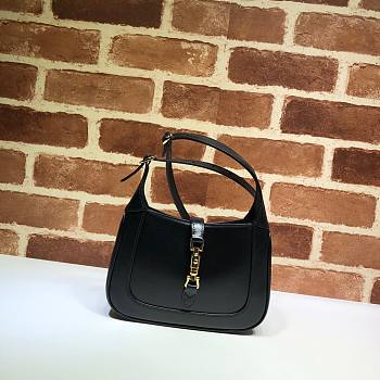 GUCCI JACKIE 1961 MINI SHOULDER BAG BLACK 637091 SIZE 19 CM