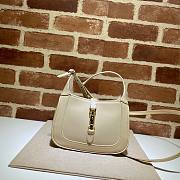 GUCCI JACKIE 1961 MINI SHOULDER BAG CREAM 637091 SIZE 19 CM - 1