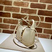 GUCCI JACKIE 1961 MINI SHOULDER BAG CREAM 637091 SIZE 19 CM - 2