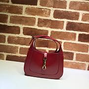 GUCCI JACKIE 1961 MINI SHOULDER BAG RED 637091 SIZE 19 CM - 1