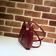 GUCCI JACKIE 1961 MINI SHOULDER BAG RED 637091 SIZE 19 CM - 2