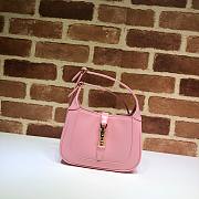 GUCCI JACKIE 1961 MINI SHOULDER BAG LIGHT PINK 637091 SIZE 19 CM - 1