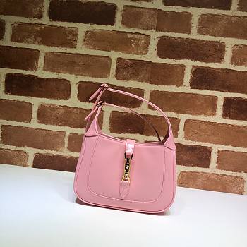 GUCCI JACKIE 1961 MINI SHOULDER BAG LIGHT PINK 637091 SIZE 19 CM