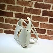 GUCCI JACKIE 1961 MINI SHOULDER BAG WHITE 637091 SIZE 19 CM - 3