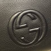 GUCCI SOHO CHAIN TASSEL SMALL SHOULDER BAG BLACK 387043 SIZE 25 CM - 2