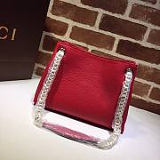 GUCCI SOHO CHAIN TASSEL SMALL SHOULDER BAG RED 387043 SIZE 25 CM - 5