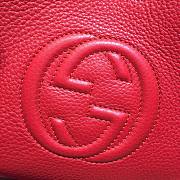 GUCCI SOHO CHAIN TASSEL SMALL SHOULDER BAG RED 387043 SIZE 25 CM - 2