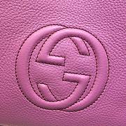 GUCCI SOHO CHAIN TASSEL SMALL SHOULDER BAG PINK 387043 SIZE 25 CM - 2