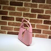 GUCCI JACKIE 1961 MINI SHOULDER BAG LIGHT PINK 637091 SIZE 19 CM - 3