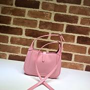 GUCCI JACKIE 1961 MINI SHOULDER BAG LIGHT PINK 637091 SIZE 19 CM - 2