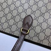 GUCCI SUPREME GG OPHIDIA MEDIUM TOTE BAG 547974 SIZE 36 CM - 2