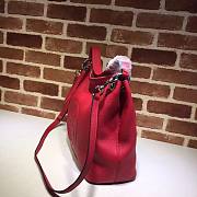 GUCCI SOHO CHAIN TASSEL SHOULDER BAG RED 408825 SIZE 35 CM - 4
