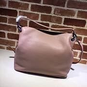 GUCCI SOHO CHAIN TASSEL SHOULDER BAG DUSTY PINK 408825 SIZE 35 CM - 4