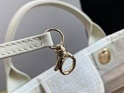 CHANEL DEAUVILLE TOTE BAG WHITE 38 CM - 2