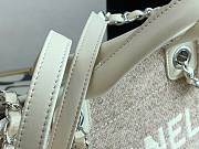 CHANEL DEAUVILLE TOTE BAG GRAY 38 CM - 4