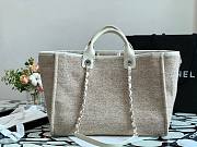 CHANEL DEAUVILLE TOTE BAG GRAY 38 CM - 2