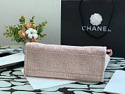 CHANEL DEAUVILLE TOTE BAG PINK 34 CM - 5