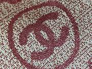 CHANEL DEAUVILLE TOTE BAG PINK 34 CM - 2