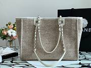 CHANEL DEAUVILLE TOTE BAG GRAY 34 CM - 2