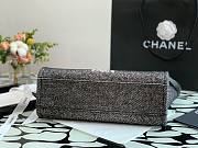 CHANEL DEAUVILLE TOTE BAG BLACK 34 CM - 5