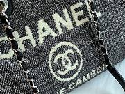 CHANEL DEAUVILLE TOTE BAG BLACK 34 CM - 2