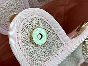 CHANEL DEAUVILLE TOTE BAG PINK 28 CM - 4