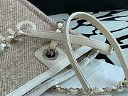 CHANEL DEAUVILLE TOTE BAG GRAY 28 CM - 2