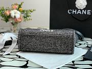 CHANEL DEAUVILLE TOTE BAG BLACK 28 CM - 5
