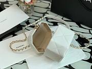 CHANEL SMALL VANITY CASE WHITE SIZE 15 CM - 3