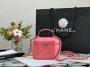 CHANEL SMALL VANITY CASE PINK SIZE 15 CM - 3