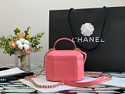CHANEL SMALL VANITY CASE PINK SIZE 15 CM - 4