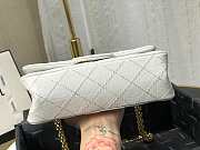 CHANEL MINI 2.55 TASCHE WHITE AS0874 SIZE 15,5 × 20 × 6 CM - 2