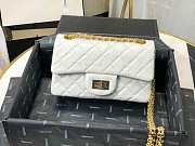 CHANEL MINI 2.55 TASCHE WHITE AS0874 SIZE 15,5 × 20 × 6 CM - 5