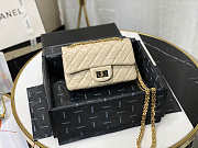 CHANEL MINI 2.55 TASCHE LIGHT BEIGE AS0874 SIZE 15,5 × 20 × 6 CM - 1