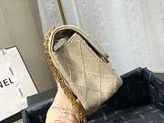 CHANEL MINI 2.55 TASCHE LIGHT BEIGE AS0874 SIZE 15,5 × 20 × 6 CM - 2