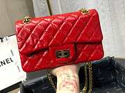 CHANEL MINI 2.55 TASCHE RED AS0874 SIZE 15,5 × 20 × 6 CM - 4