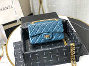 CHANEL MINI 2.55 TASCHE BONDI BLUE AS0874 SIZE 15,5 × 20 × 6 CM - 1