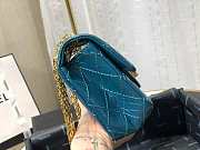CHANEL MINI 2.55 TASCHE BONDI BLUE AS0874 SIZE 15,5 × 20 × 6 CM - 5